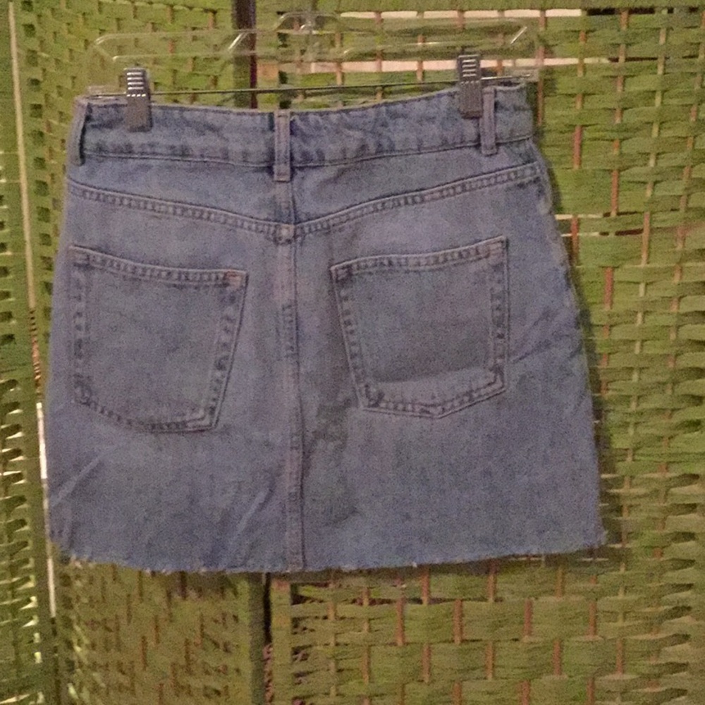 🦋Topshop Moto Sz 6 Denim Jean Fun to Wear Skirt🦋 - Picture 3 of 5